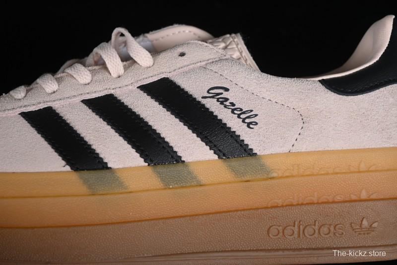 Adidas Originals Gazelle Bold IE0429 Low-Top Sneakers with Thick Sole for Casual Wear, Slip-Resistant and Durable