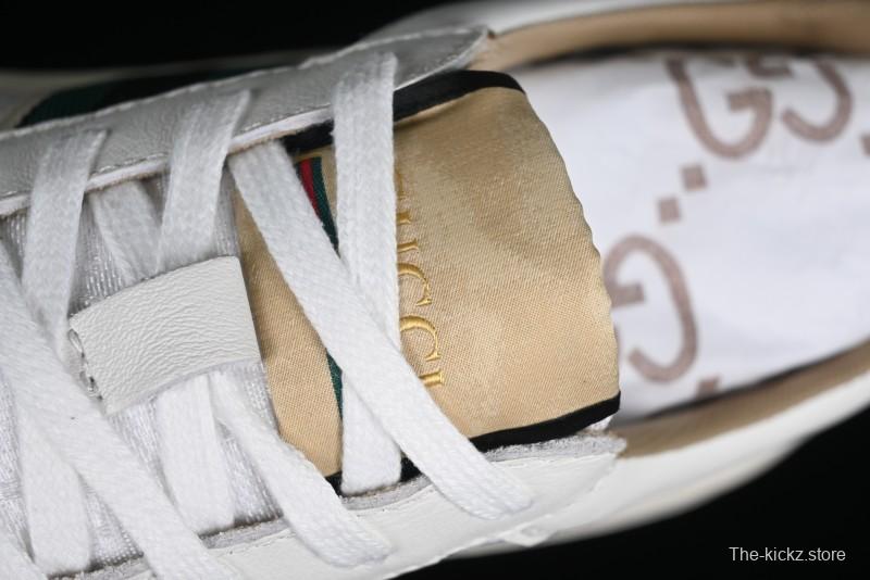 Gucci Chunky B Screener GG Sneakers Retro Style with Classic GG Canvas and Leather Trim - 9Y9209666