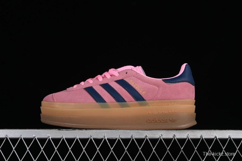 Adidas Originals Gazelle Bold H06122 Low-Top Sneakers with Thick Sole for Casual Wear, Slip-Resistant and Durable