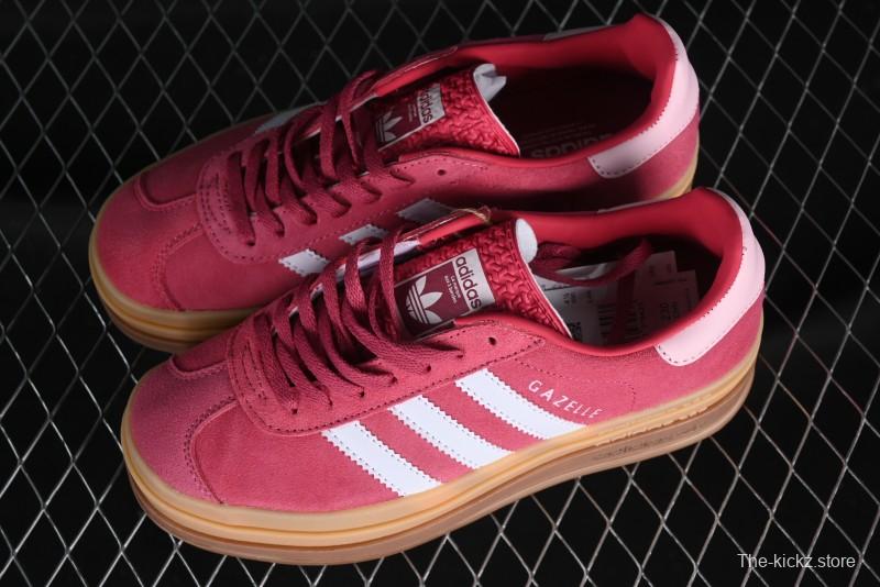 Adidas Originals Gazelle Bold Low-Top Sneakers with Thick Sole for Anti-Slip and Durability - ID6997