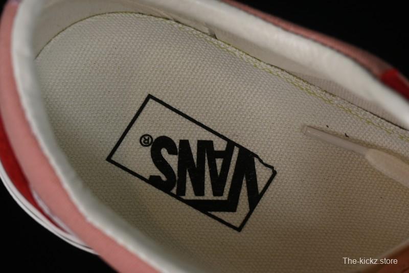 Vans Old Skool Reissue 136 High-End Pink Canvas Vulcanized Shoes with Detachable Lightweight Anti-Fatigue Insole - VN000MT6DWB