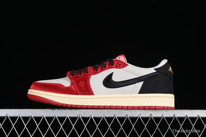 Nike Trophy Room x Jordan 1 Low OG "Away" Casual Sneakers - FN0432-100