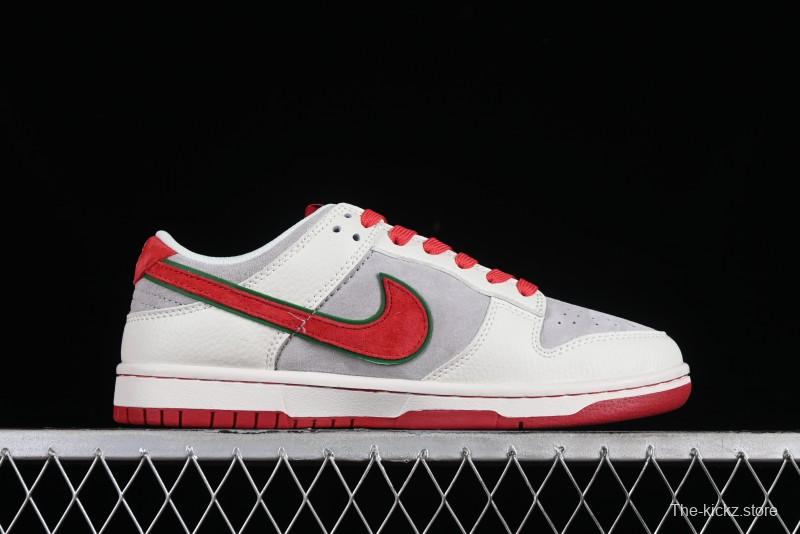 Nike SB Dunk Low Chinese New Year Limited Edition - Lucky Red Anniversary Custom Low-Top Casual Sneakers - CR8033-506