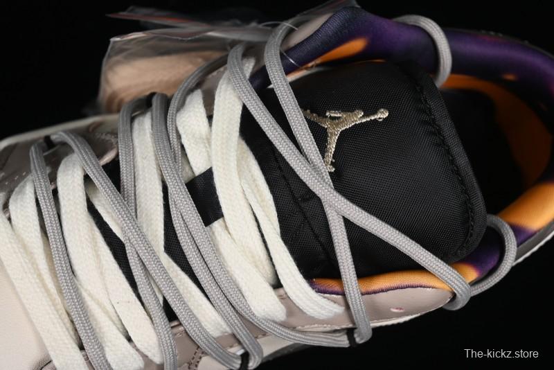 Nike Air Jordan 1 Low AJ1 Panda Prank Street Graffiti - Angel Demon Low Top Basketball Shoes - DQ8421-001