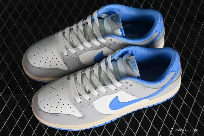 Nike Dunk Low SB "Athletic Department" Grey Blue Leather Skateboarding Shoes - FN7488-133