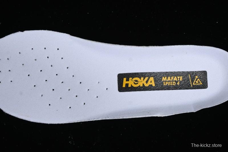 Hoka One One Mafate Speed 4 Low-Cut Professional Trail Running Shoes - 1138472 BKML