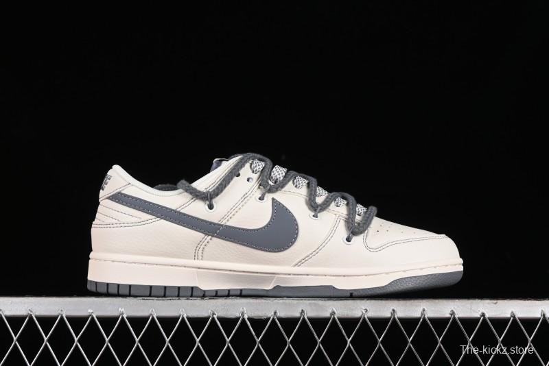 Nike SB Dunk Low Carhartt Collaboration - Strap Grey Hook Anniversary High-End Custom Low-Top Casual Skate Shoes - SJ2068-266