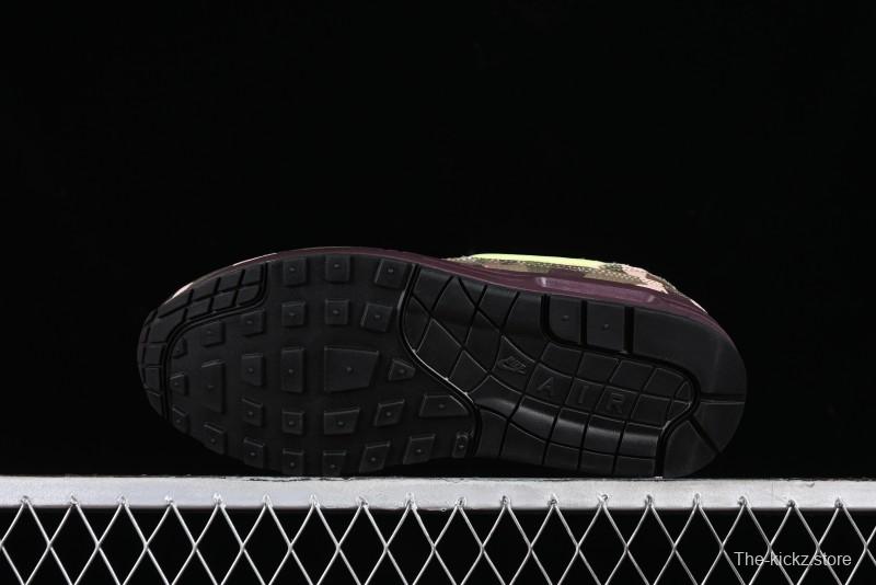 Nike Air Max 1 Retro Running Shoes with Half-Sole Air Cushion - FN8358-200