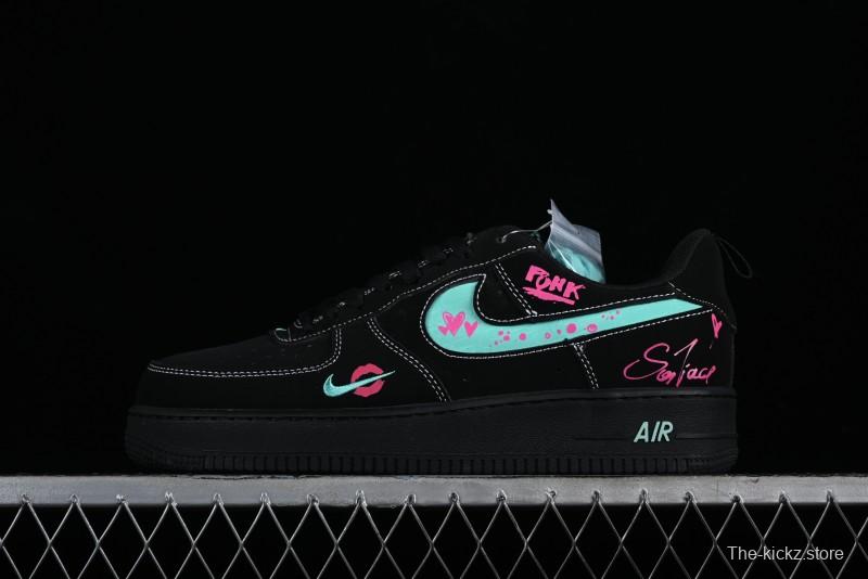 Nike Air Force 1 '07 Low Flame Red Lips Qixi Limited Edition Casual Sneakers - FB8971-005