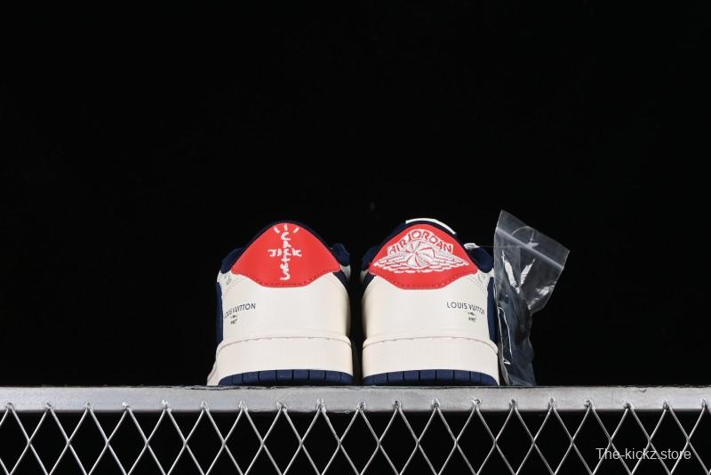 Nike Air Jordan 1 Low OG SP Travis Scott x Fragment Design Collaboration Sneakers - LJ5188-002