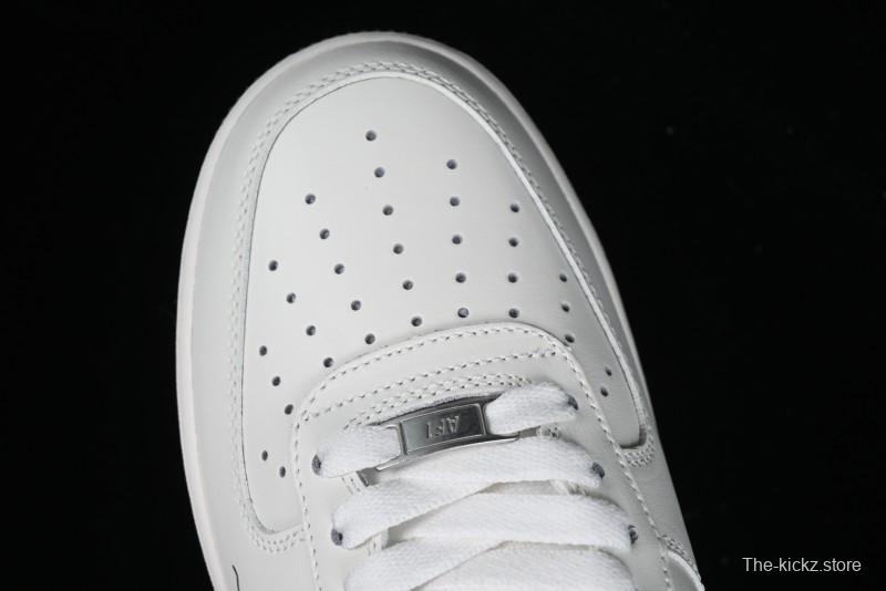 Nike Air Force 1 '07 Low "SHARK" Casual Sneakers with Full-Length Air Cushion - DB3301-220