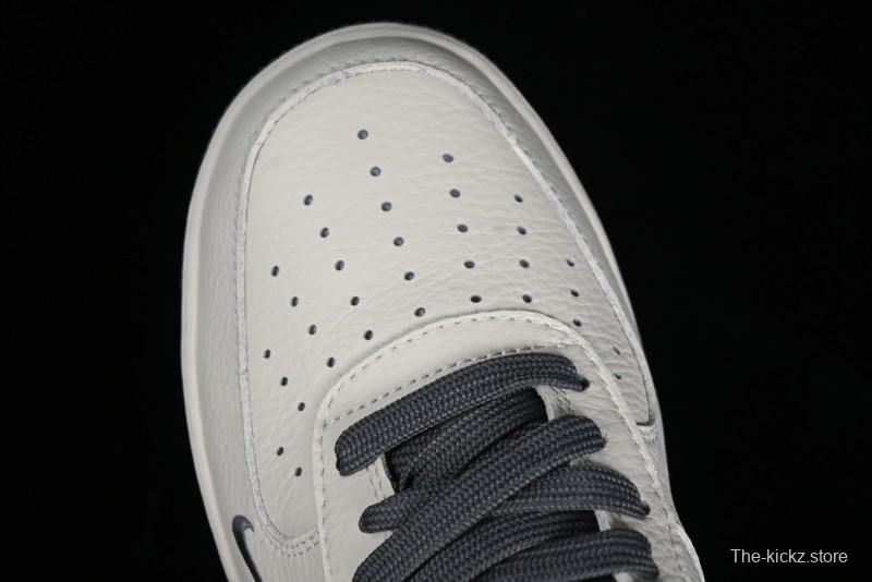 Nike Air Force 1'07 Low "Keep Fresh" Casual Sneakers in Dark Gray with Small Swoosh - BM2023-105