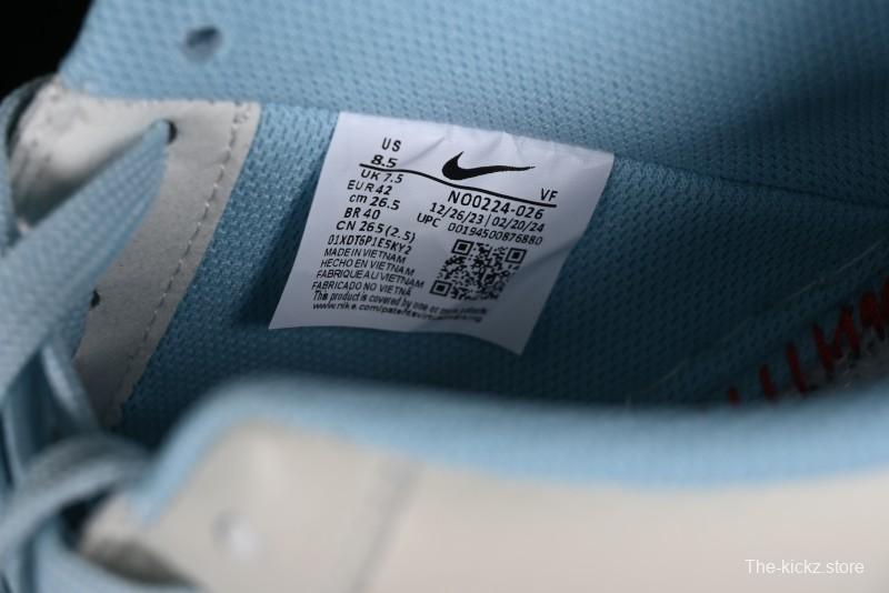 Nike Nocta x Nike Air Force 1 '07 Low Casual Sneakers with 3M Reflective Details and Full-Length Air Cushion - NO0224-026