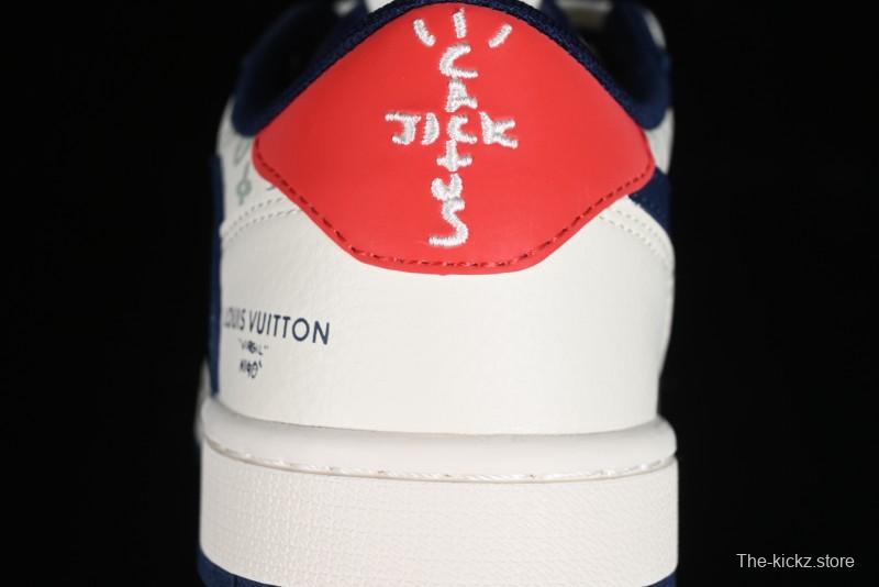 Nike Air Jordan 1 Low OG SP Travis Scott x Fragment Design Collaboration Sneakers - LJ5188-002