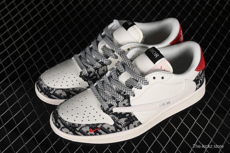 Nike Travis Scott x Fragment Design x Air Jordan 1 Low OG SP AJ1 - XY2688-108