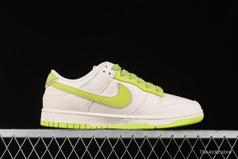 Nike SB Dunk Low Supreme Stone Island Collaboration - Fluorescent Beige Anniversary High-End Custom Low-Top Casual Skate Shoes - BB9866-005
