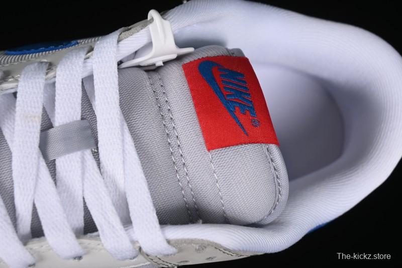 Nike Dunk Low SB Silver Surfer Skateboarding Shoes with Metallic Silver Upper - HF0391-001