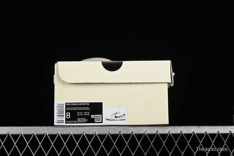 Nike SB Dunk Low NOCTA Anniversary Customized Low-Top Casual Sneakers with White and Green Swoosh - DQ1098-388