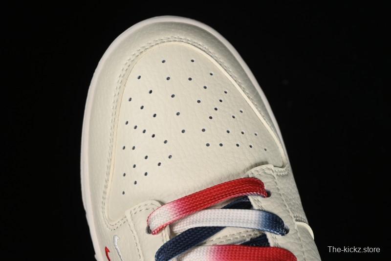 Nike SB Dunk Low Gucci Collaboration - Beige Blue Patchwork Anniversary High-End Custom Low-Top Casual Sneakers - XY1688-003