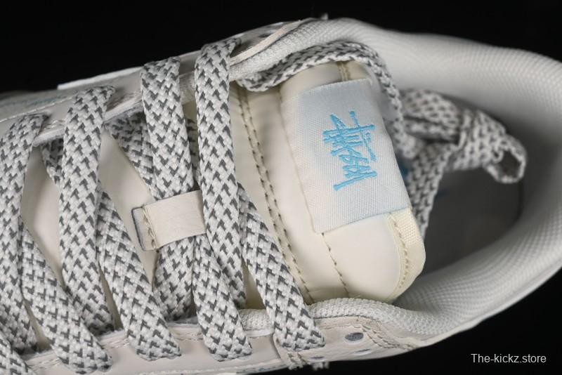 Nike SB Dunk Low Stussy Anniversary Custom Low-Top Casual Skate Shoes - SJ2068-281