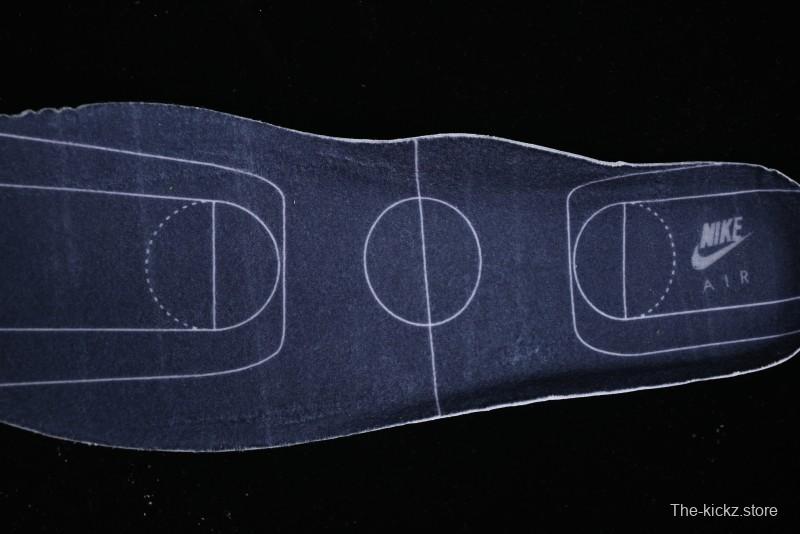 Nike Air Force 1 '07 Low Casual Sneakers with Black and White Hand-Drawn Anime Design - CT2585-100