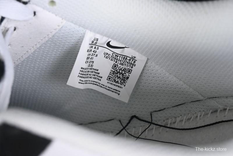 Nike Air Force 1 '07 Low Casual Sneakers with Lazy Panda Design - CW1188-768