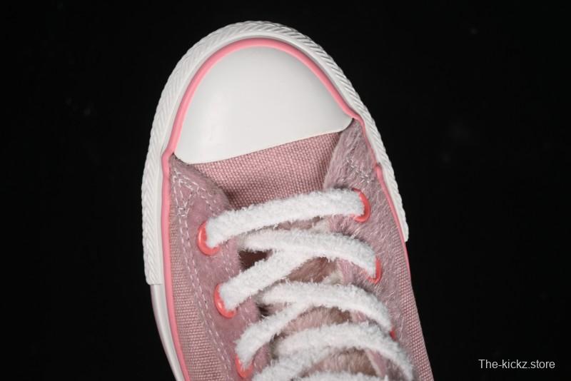 Converse Zoo Happy Pets Series High-Top Casual Sneakers with Plush Lining for Autumn Winter - A12769C