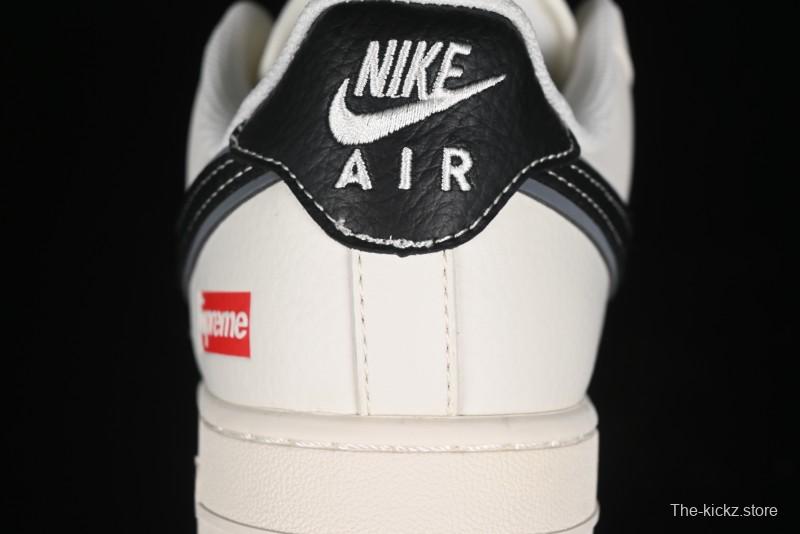 Nike Air Force 1 '07 Low Supreme Collaboration - White Black - XZ3368-001