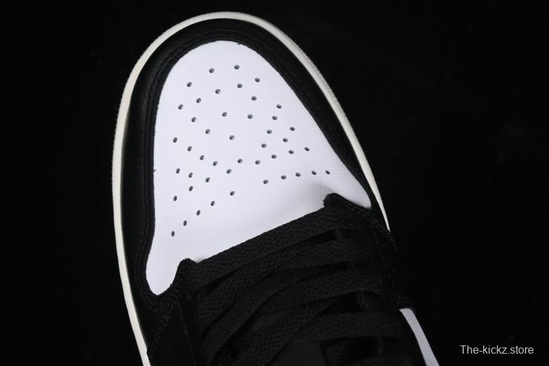 Nike Air Jordan 1 Low "Medium Olive" Casual Sneakers - 553558-092