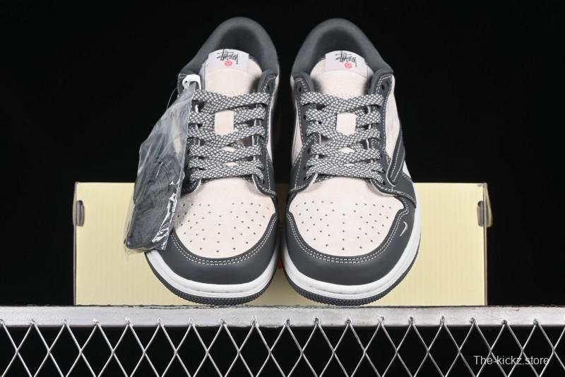 Nike Travis Scott x Fragment Design x Air Jordan 1 Low OG SP AJ1 Retro Sneakers - XZ3398-003