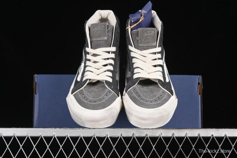 Vans Notre Premium Sk8-Hi High-Top Skate Shoes with Striped Design and Washed Effect - VN000CR0RVN