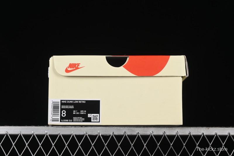 Nike SB Dunk Low Stussy Bandana Grey Check Anniversary Custom Low-Top Casual Skate Shoes - SJ2068-310