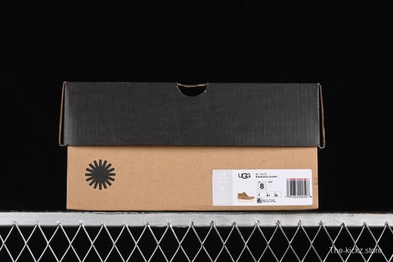 UGG Burleigh Chukka Comfort Flat Lace-Up Round Toe Casual Boots - 1151773