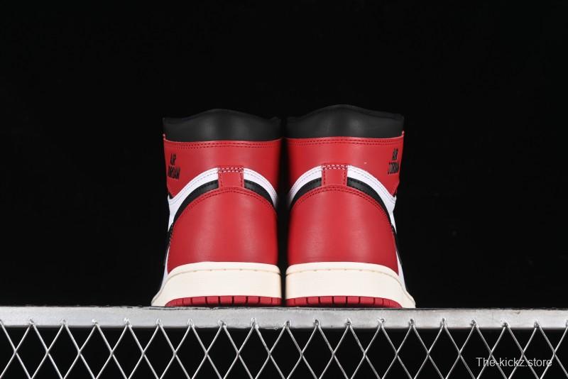 Nike Air Jordan 1 High OG Black Toe Reimagined Basketball Shoes - DZ5485-106