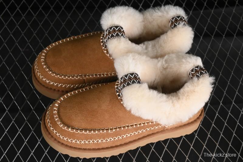 UGG Classic Ultra Mini Alpine Short Boots with Genuine Shearling Lining - 1158224