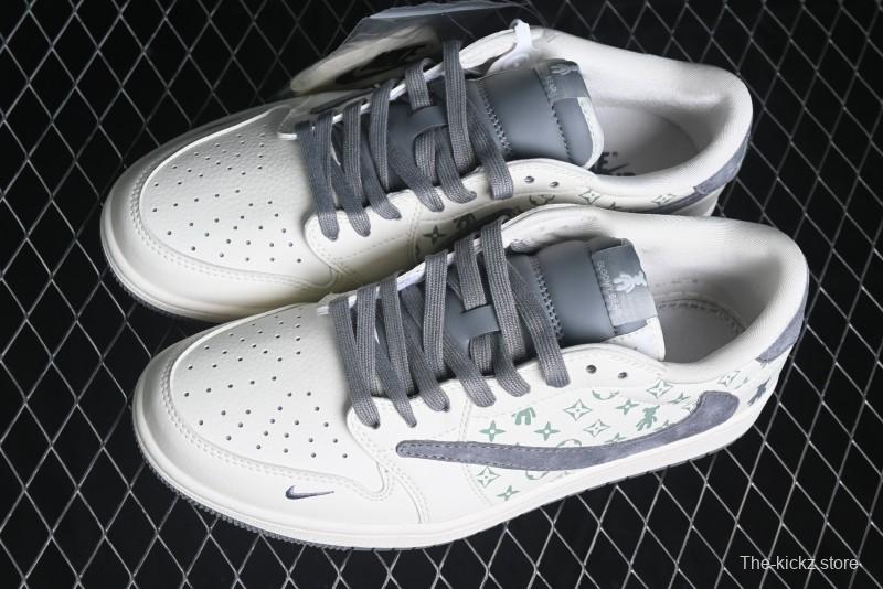 Nike Travis Scott x Fragment Design x Air Jordan 1 Low OG SP AJ1 Sneakers - SJ2068-111