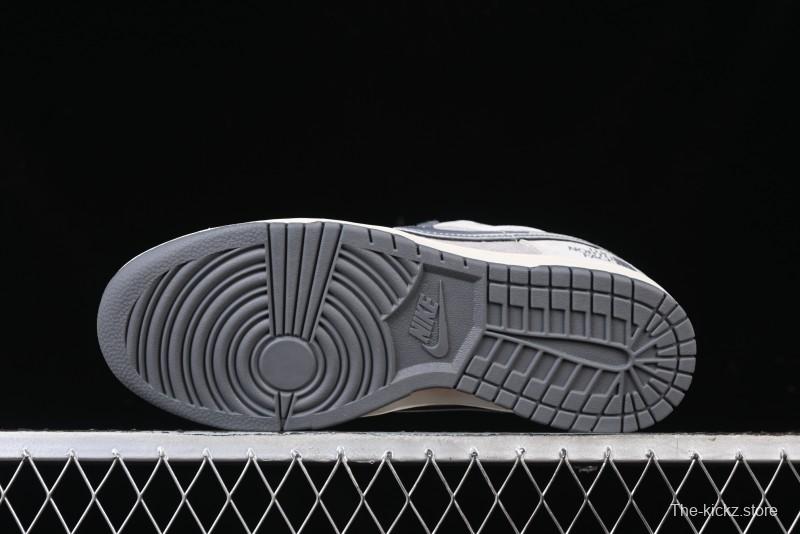 Nike SB Dunk Low The North Face Series - Anniversary Custom Edition Low-Top Casual Skate Shoes - DM6868-004