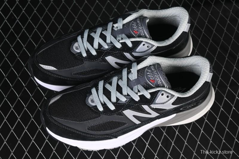New Balance 990 Series Premium Retro Running Shoes with Carbon Fiber Midsole - M990BK6