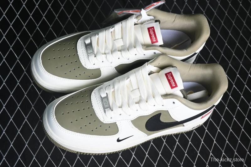 Nike Air Force 1 '07 Low Supreme Casual Sneakers in Military Green - CH6336-508