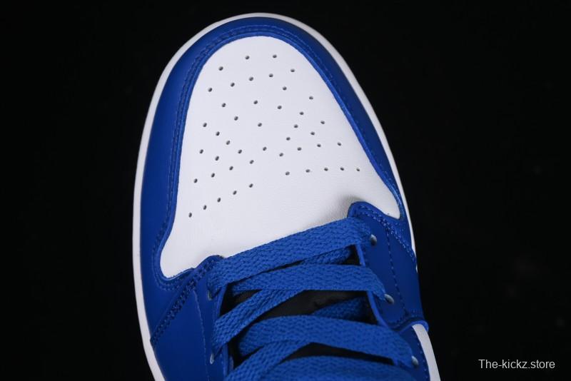 Nike Air Jordan 1 Mid AJ1 Basketball Shoes White Blue - DQ8423-402