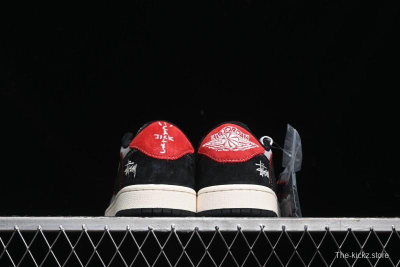 Nike Travis Scott x Fragment Design x Air Jordan 1 Low OG SP AJ1 Sneakers - SJ2068-133