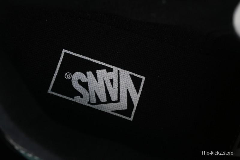 Vans Knu Skool Carbon Grey Black Green Low Top Retro Casual Vulcanized Sneakers - VN000D6CCI2