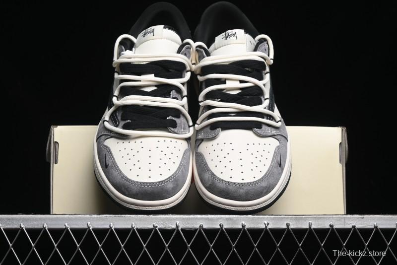 Nike Air Jordan 1 Low OG SP Travis Scott x Fragment Design Collaboration Sneakers - SJ0086-141