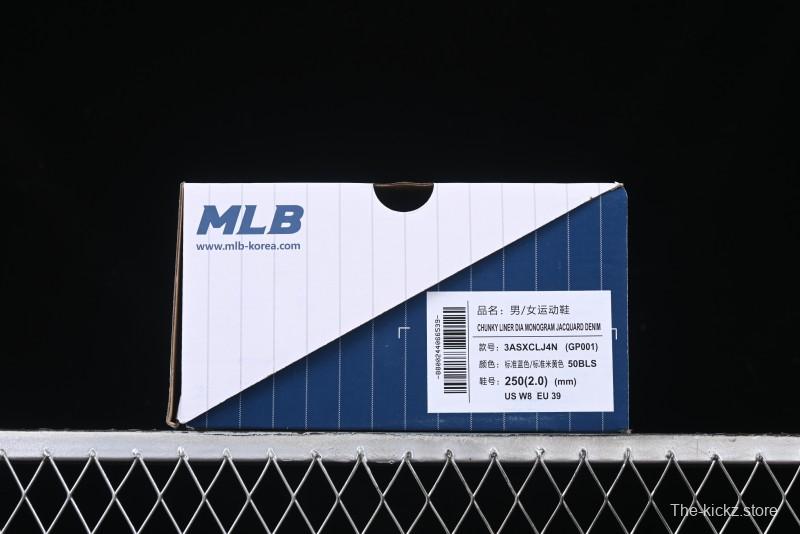 New York Yankees MLB Chunky Liner Dia Monogram Thick Sole Casual Running Shoes - 3ASXCLJ4N50BLS