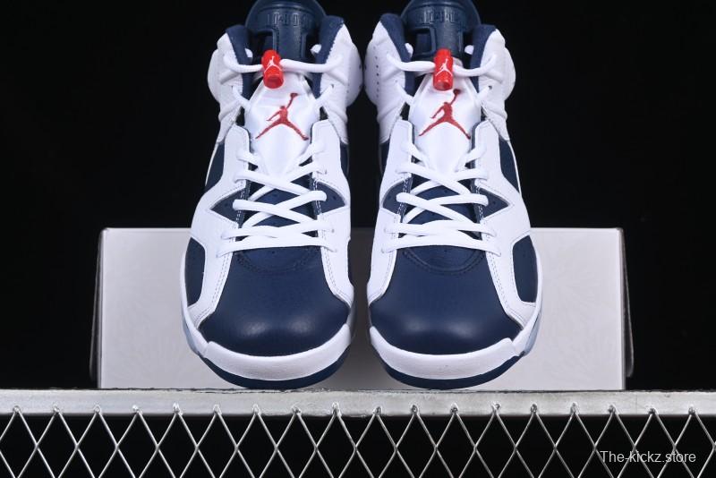 Nike Air Jordan 6 Retro "Olympic" Basketball Shoes - CT8529-164