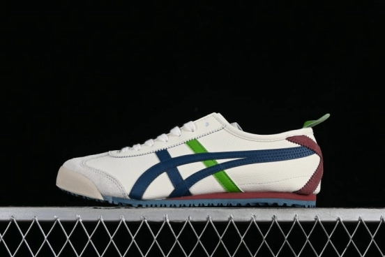 Onitsuka Tiger Mexico 66 Low-Top Leather Casual Running Shoes - 1183A201-115