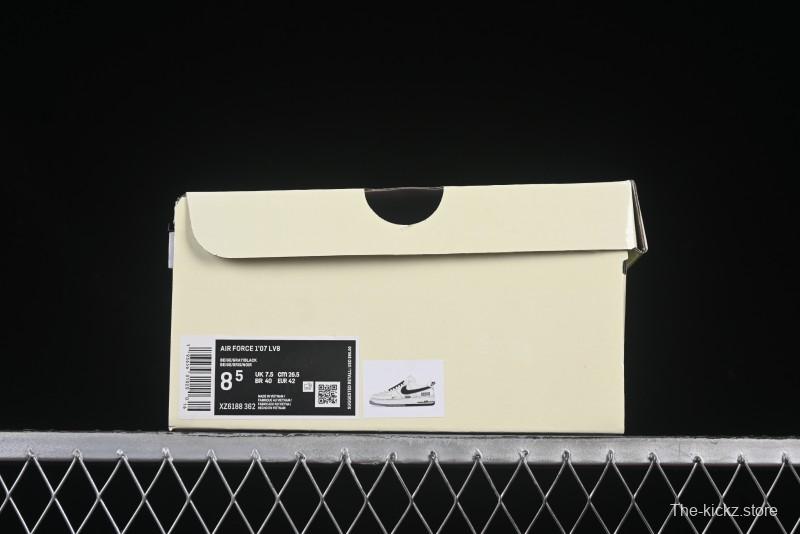 Nike Air Force 1 '07 Low Supreme Collaboration Two-Tone Beige Low-Top Casual Sneakers - XZ6188-362
