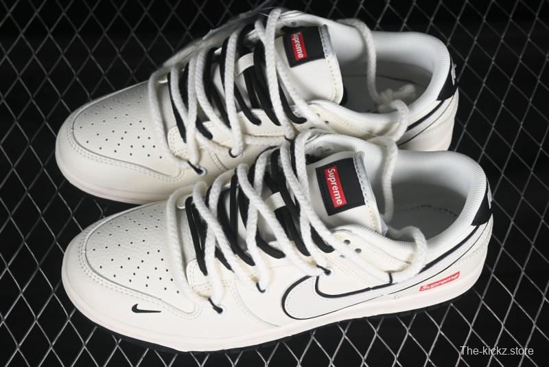 Nike SB Dunk Low Supreme Collaboration Anniversary High-End Custom Low-Top Casual Sneakers - YX5066-259