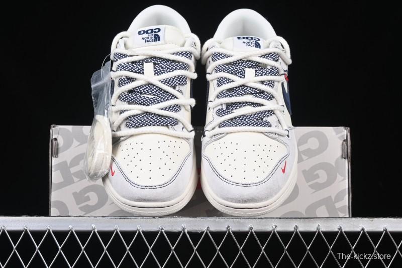 Nike SB Dunk Low The North Face x Supreme Anniversary Custom Low-Top Casual Sneakers - YX5066-232