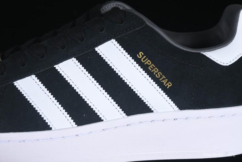 Adidas Originals Superstar XLG Casual Sneakers with Gold Logo Shell Toe and Thick Sole - ID4657